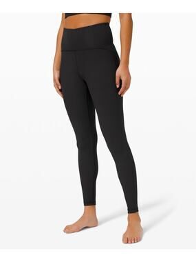 NWT Lululemon Women's Ribbed Contoured HR Tight 28" - Size 4